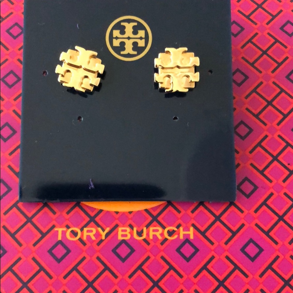 Tory Burch Logo Earrings